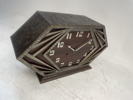 コレクション 20s 30s vintage art deco table clock A Schild & Co. : Art Déco table clock with enamels