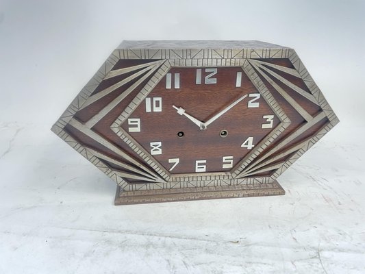 Vintage Art Deco Clock, 1920s for sale at Pamono