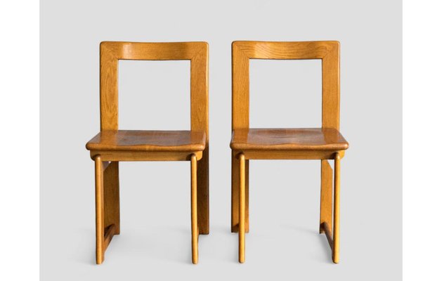 Sedie a slitta vintage per Scavolini, set di in vendita su Pamono