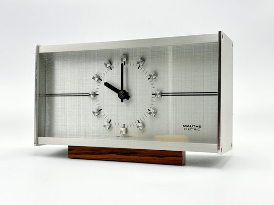 Elektrische Mid-Century Schreibtischuhr von Mauthe, 1950er bei