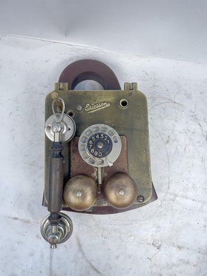 Bronze on-Board Telephone from Ericsson, 1940s for sale at Pamono