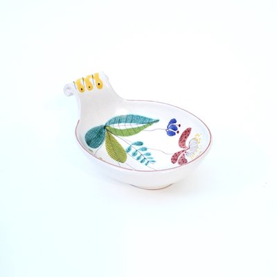 Vintage Ceramic Faience Bowl by Stig Lindberg for Gustavsberg