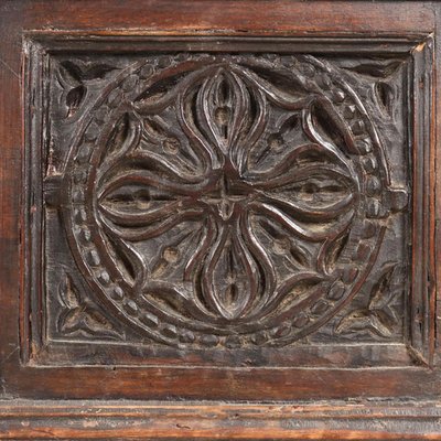 Antique Gothic Chest in Silver & Fir, Italy, 16th Century for sale