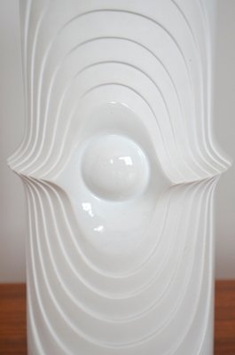 Große Mid-Century Biskuitporzellan Bodenvase von Royal Porzellan KPM Bavaria, 1960er bei Pamono kaufen