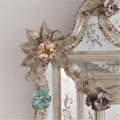 Venetian Mirror Murano Glass by Fratelli Tosi Murano for