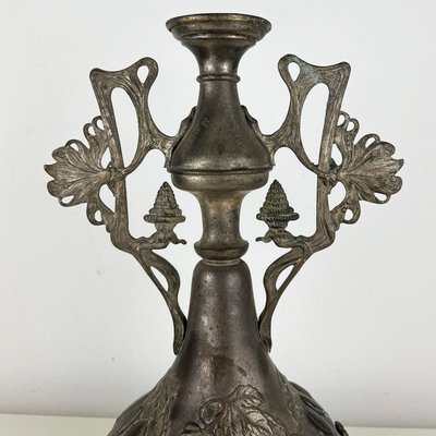 Art Nouveau Candlestick Holder, 1890s for sale at Pamono