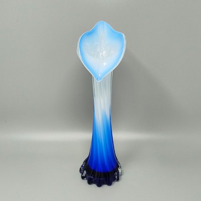 Jack in the Pulpit Calla Lily Vase in Murano Glass, 1960s for sale