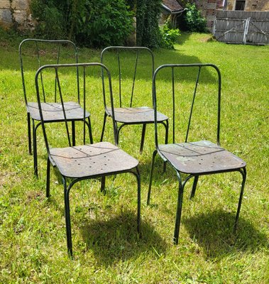 Vintage iron chairs sale