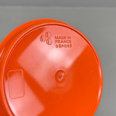 French Modern Orange Plastic Orangeade Set by Jean Pierre Vitrac