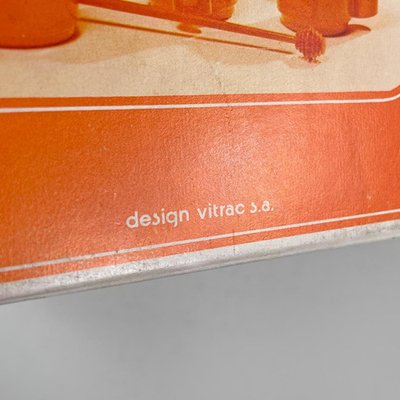 French Modern Orange Plastic Orangeade Set by Jean Pierre Vitrac