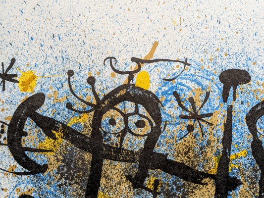 Joan Miro, Ma de Proverbis / My Proverb, Original Hand Joan Miro, Ma de Proverbis / My Proverb, Original Hand