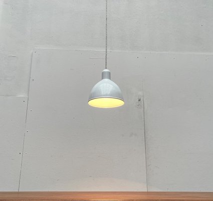 Vintage Danish Model ES Pendel Enamel Pendant Lamp by Edgar