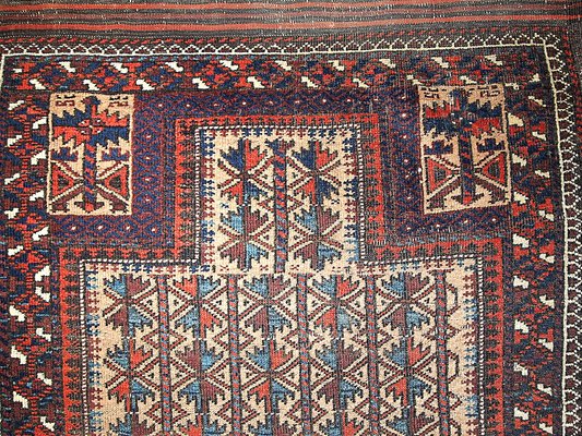 Antique Afghan Baluch Handmade Prayer Rug, 1880s for sale at Pamono