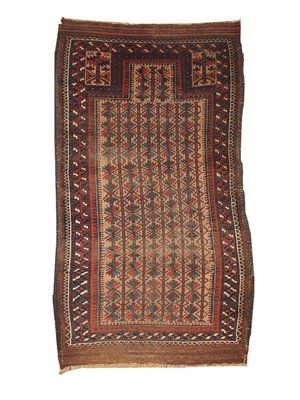 Antique Afghan Baluch Handmade Prayer Rug, 1880s for sale at Pamono