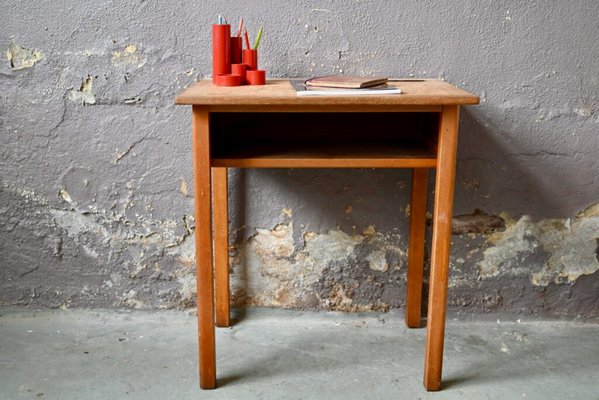Childrens Desk School Chair 1950s Set of 2 for sale at Pamono