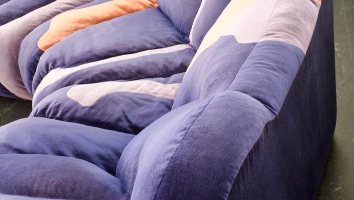 Postmodern Organic Polster Mit Pep Design Studio Sofa in Velour