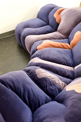 Postmodern Organic Polster Mit Pep Design Studio Sofa in Velour