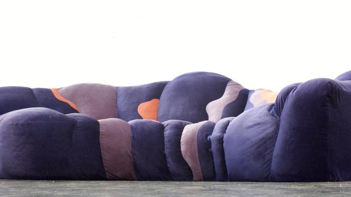 Postmodern Organic Polster Mit Pep Design Studio Sofa in Velour
