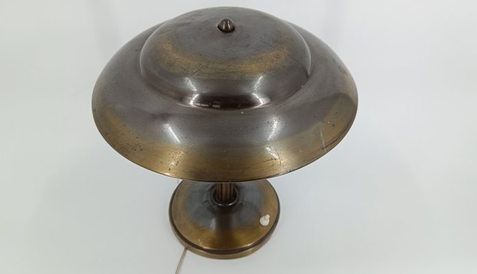 Art Deco Copper Desk Lamp, 1930s for sale at Pamono