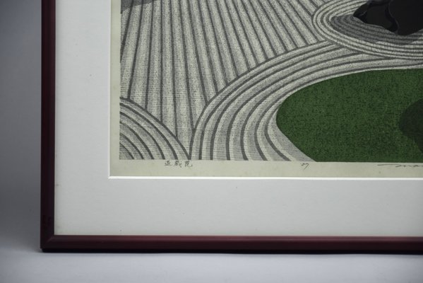 Masao Ido, Taizō-in Garden, 1989, Woodblock Print for sale at Pamono