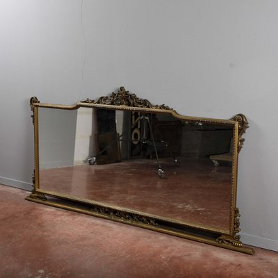 Golden Dressing Table Mirror, 1960s for sale at Pamono