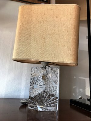 Crystal Table Lamp form Daum France Daum Crystal Table Lamp French, 1970s