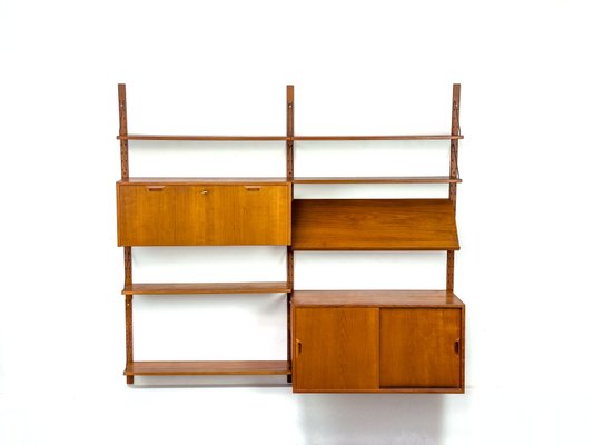 Teak Wall System by Sven Ellekaer for Albert Hansen, 1960s for