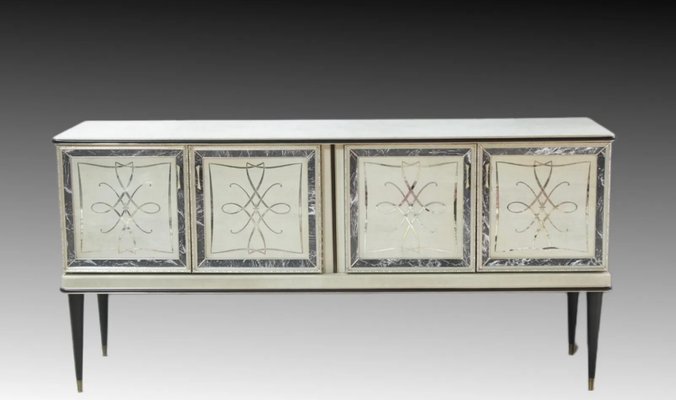 White art deco sideboard discount
