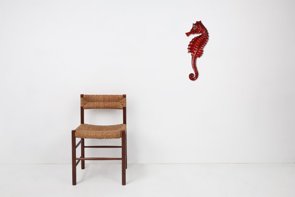 Compra Decorazione da parete in vetro a forma di cavalluccio marino, 43x28 cm all'ingrosso