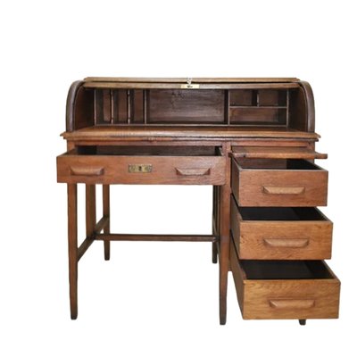 Wooden bureau desk discount