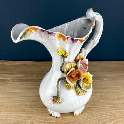 Bassano Céramique Peinte à la Main Huile Bouteille 25 CM 0,7L Eglises