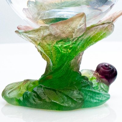 French Exquisite Glass Paste Set from Daum, 1980, Set of 4