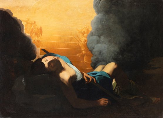 Giovanni Battista Spinelli, Jacob's Dream, 17th Century, Oil on