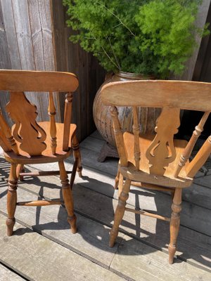 Set of Vintage Farm Chairs, 1930s for sale at Pamono