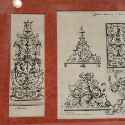 French Artist, Renaissance Style Repertoire of Grotesques, 18th