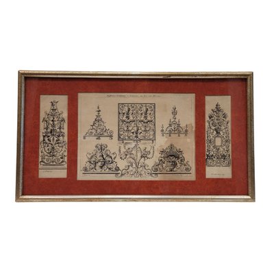 French Artist, Renaissance Style Repertoire of Grotesques, 18th