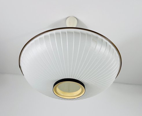 Mid-Century Modern Saucer Shape Pendant Lamp, Italy, 1960s