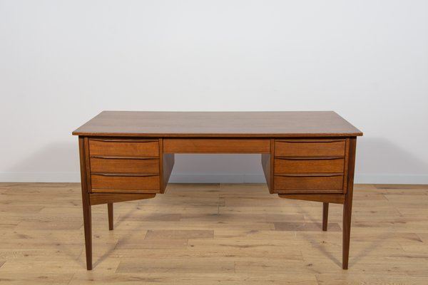 Mid-Century Freestanding Teak Desk, Denmark, 1960s for sale