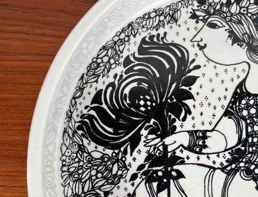 Mid-Century Danish Flora Bowl by Bjørn Wiinblad for Nymolle