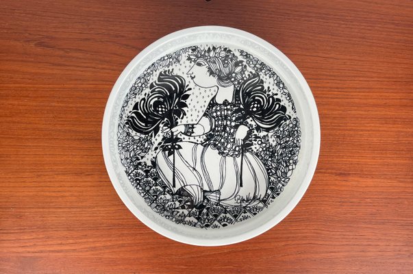 Mid-Century Danish Flora Bowl by Bjørn Wiinblad for Nymolle