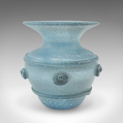 Italienische Vintage Milchglas Vase, 1970er