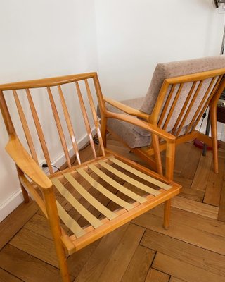 Set of Mid-Century Lounge Chairs for sale at Pamono