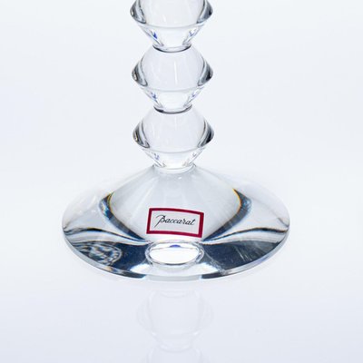 Deep Blue Baccarat Crystal Glasses, France, 1960, Set of 18 for
