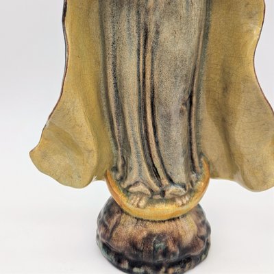 Virgin Mary with Child from Majolika Karlsruhe, 1930s for sale at Pamono