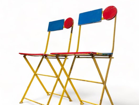 Postmodern Bistro Chair by Denis Balland for Fermob France 1985 for sale at Pamono