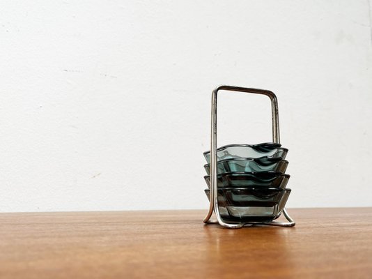 Mid-Century German Stacking Ashtrays by Wilhelm Wagenfeld for WMF