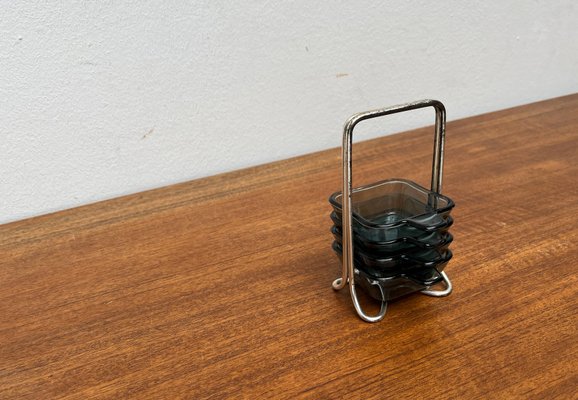 Mid-Century German Stacking Ashtrays by Wilhelm Wagenfeld for WMF