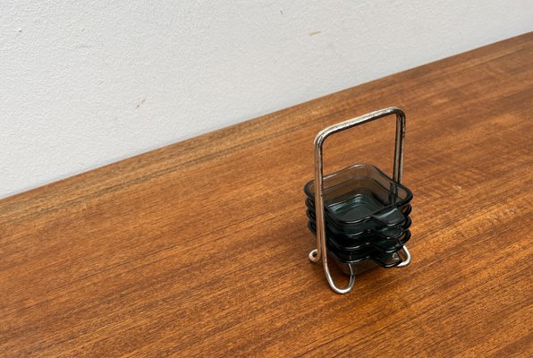 Mid-Century German Stacking Ashtrays by Wilhelm Wagenfeld for WMF