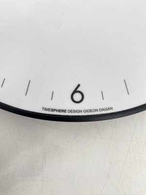 Minimalist Timesphere Wall Clock by Gideon Dagan for Moma