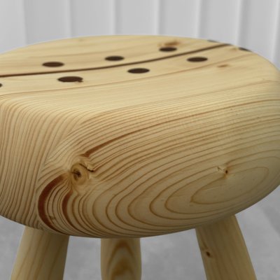 スツール Denmark Vintage Teak Stool Teak Stool – Denmark, 1960s Elegant and timeless teak stool